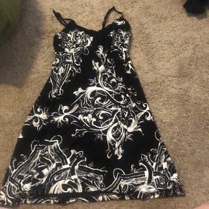 Black and white dress